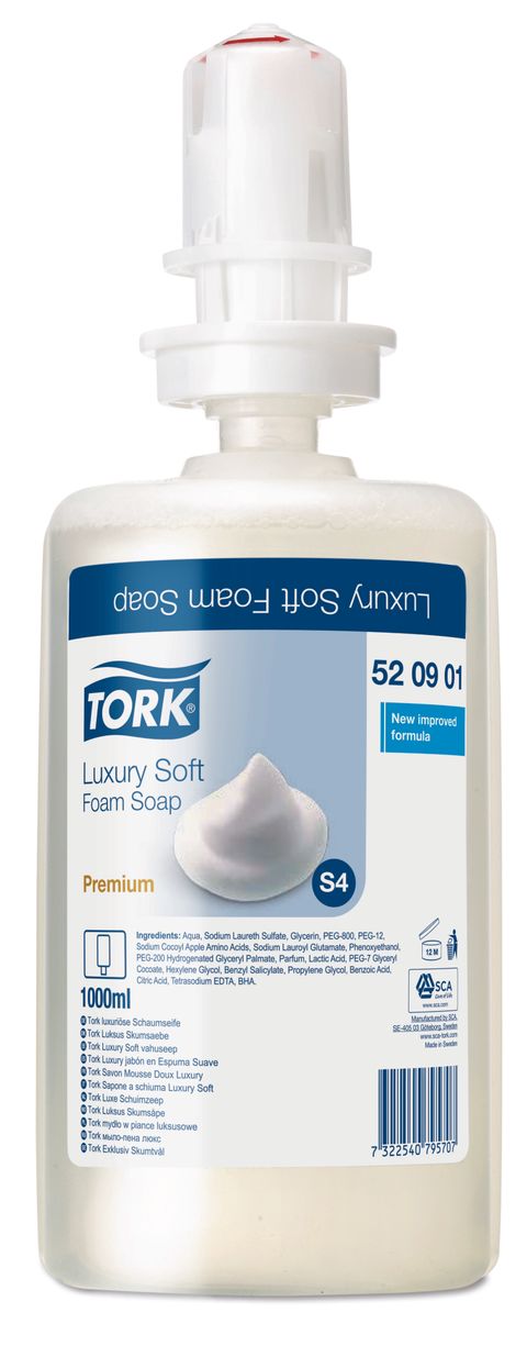 Obrázek produktu: Tork 524901- jemné luxusní pěnové mýdlo