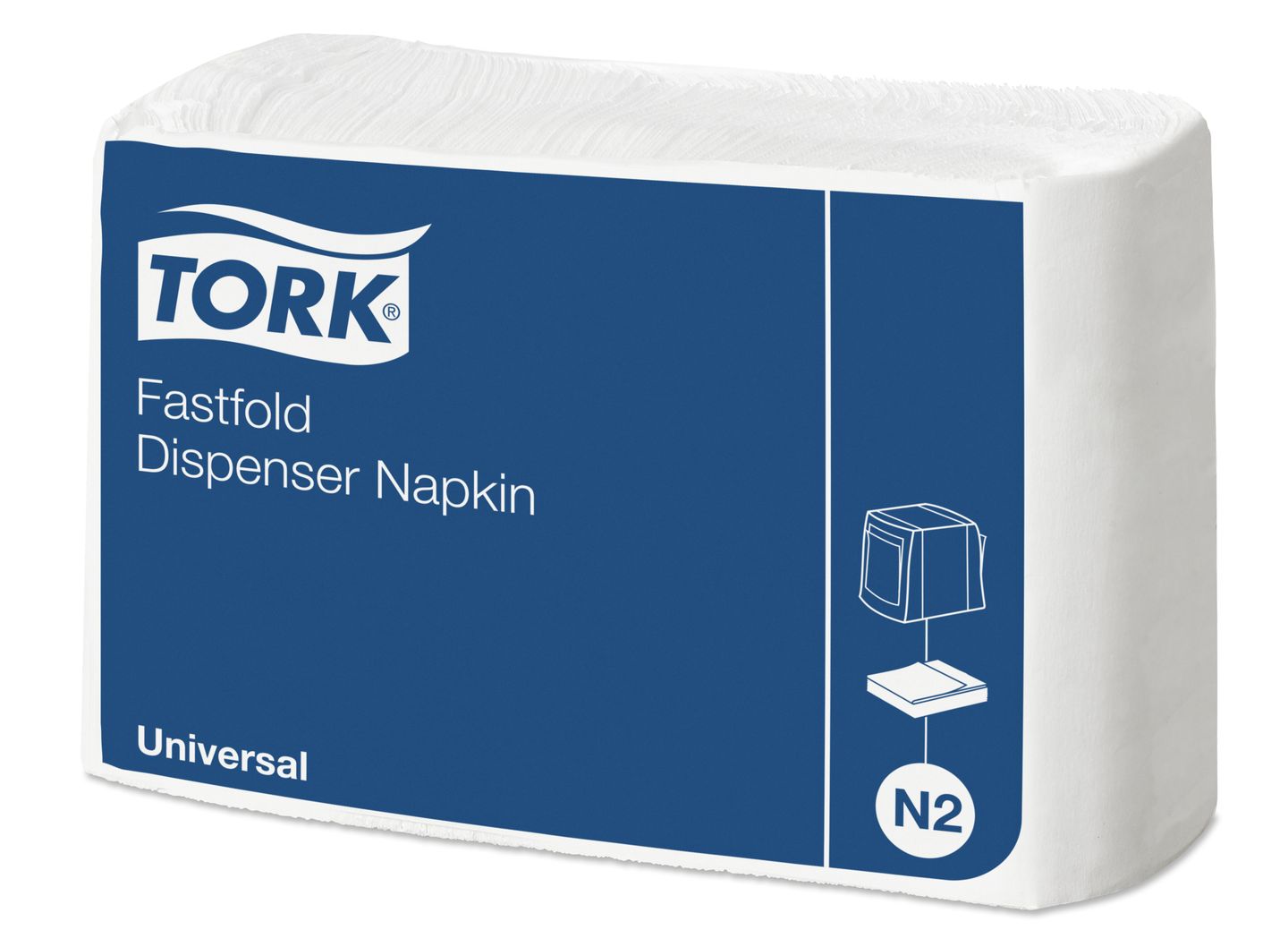 Tork Fastfold 10933 - bílý ubrousek (36 bal x 300 ks)