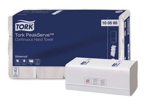 Obrázek produktu: Tork PeakServe®100585 navazující papírové ručníky (12 bal x 410 ks)