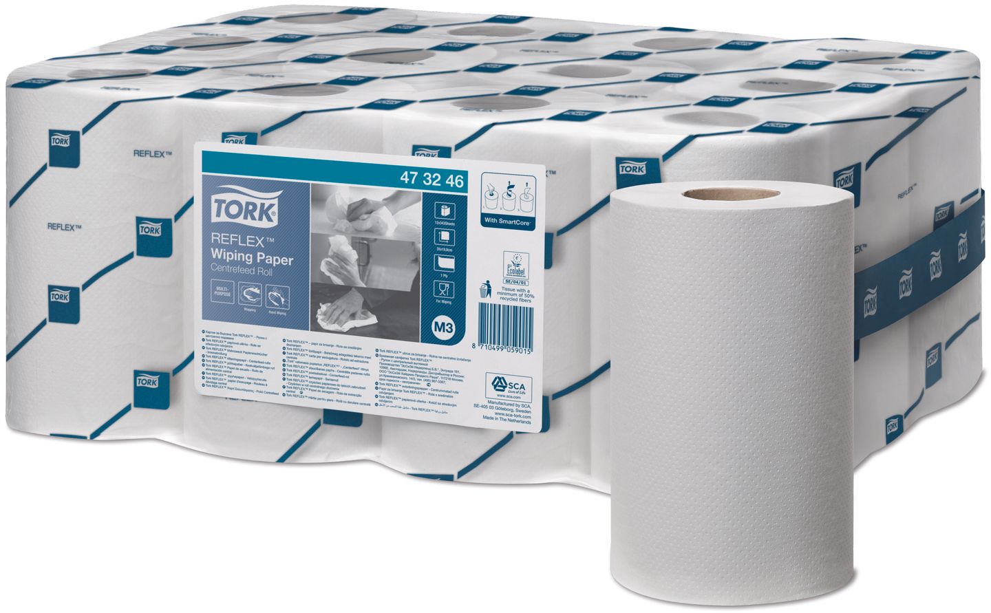 TORK Reflex 473246 papírová utěrka MIDI 1 vrstvá - se středovým odvíjením (12 ks)