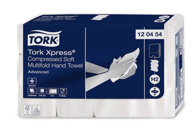 Tork Xpress® 120454 - skládané papírové ručníky Advanced (12 bal x 200 ks)