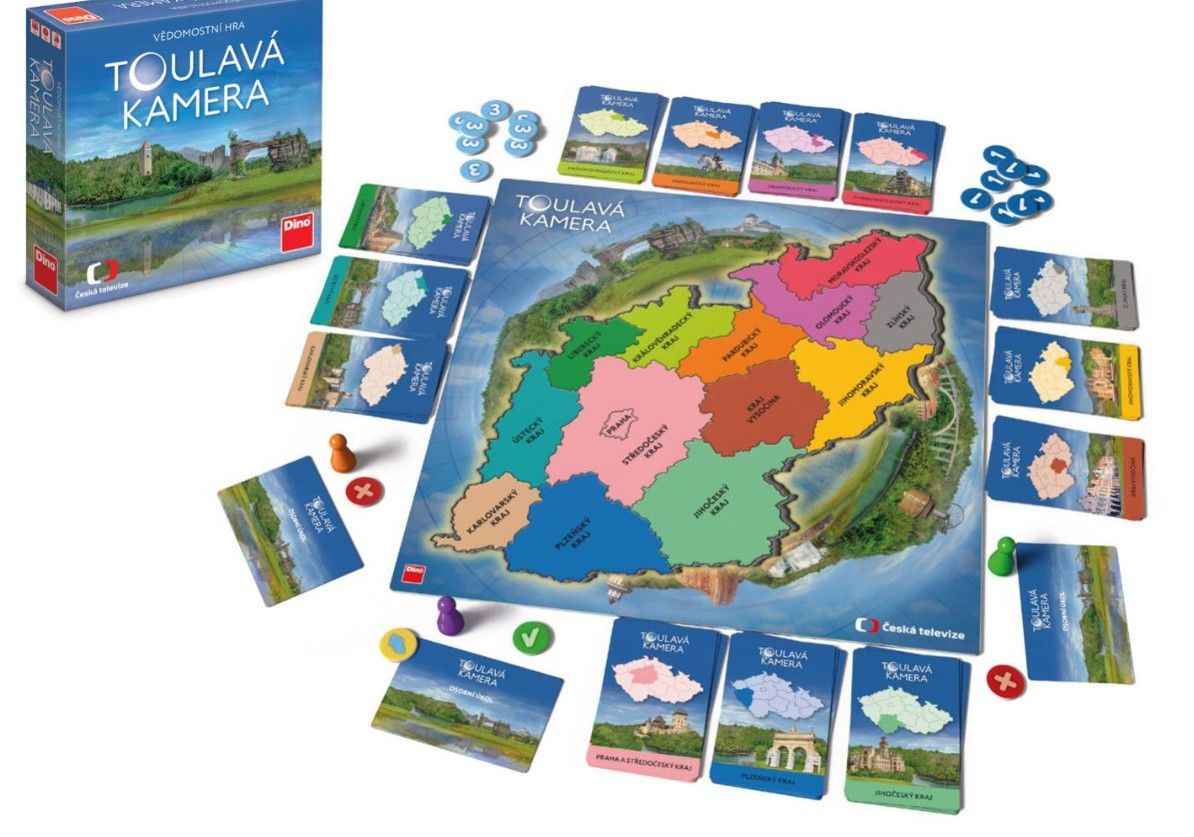 Toulavá kamera rodinná společenská hra