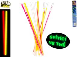 Obrázek produktu: Toys/ Trends tyčinky svítící ve tmě 20 cm 50 ks +50 napojovacích spojů v tubě
