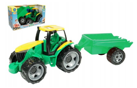 Obrázek produktu: Traktor plast bez lžíce a bagru s vozíkem