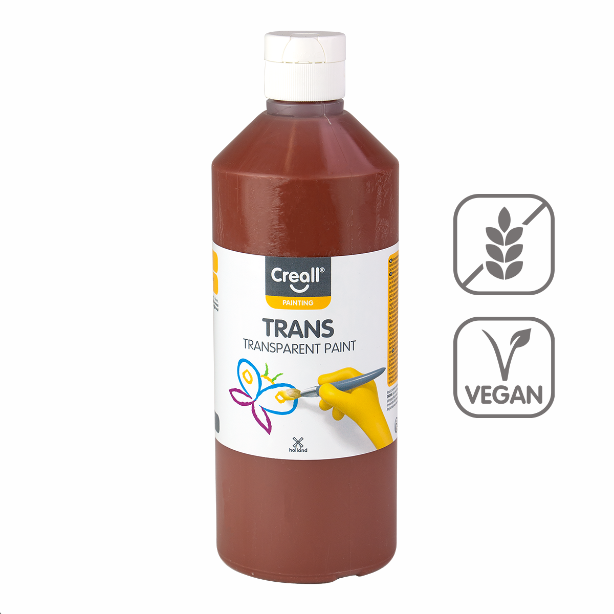 Transparentní barva Creall Trans, 500 ml, hnědá