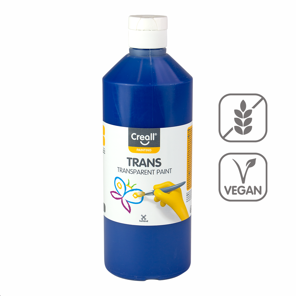 Transparentní barva Creall Trans, 500 ml, modrá