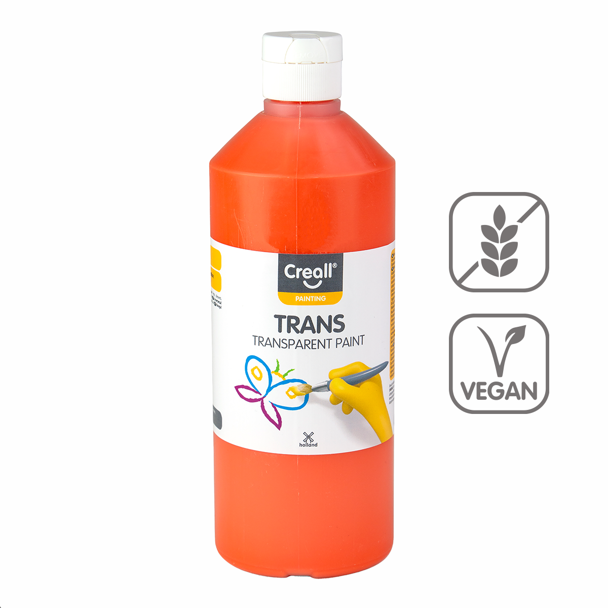 Transparentní barva Creall Trans, 500 ml, oranžová