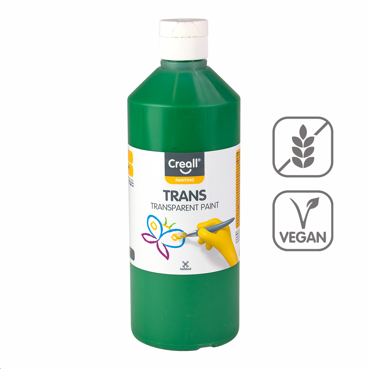 Transparentní barva Creall Trans, 500 ml, zelená