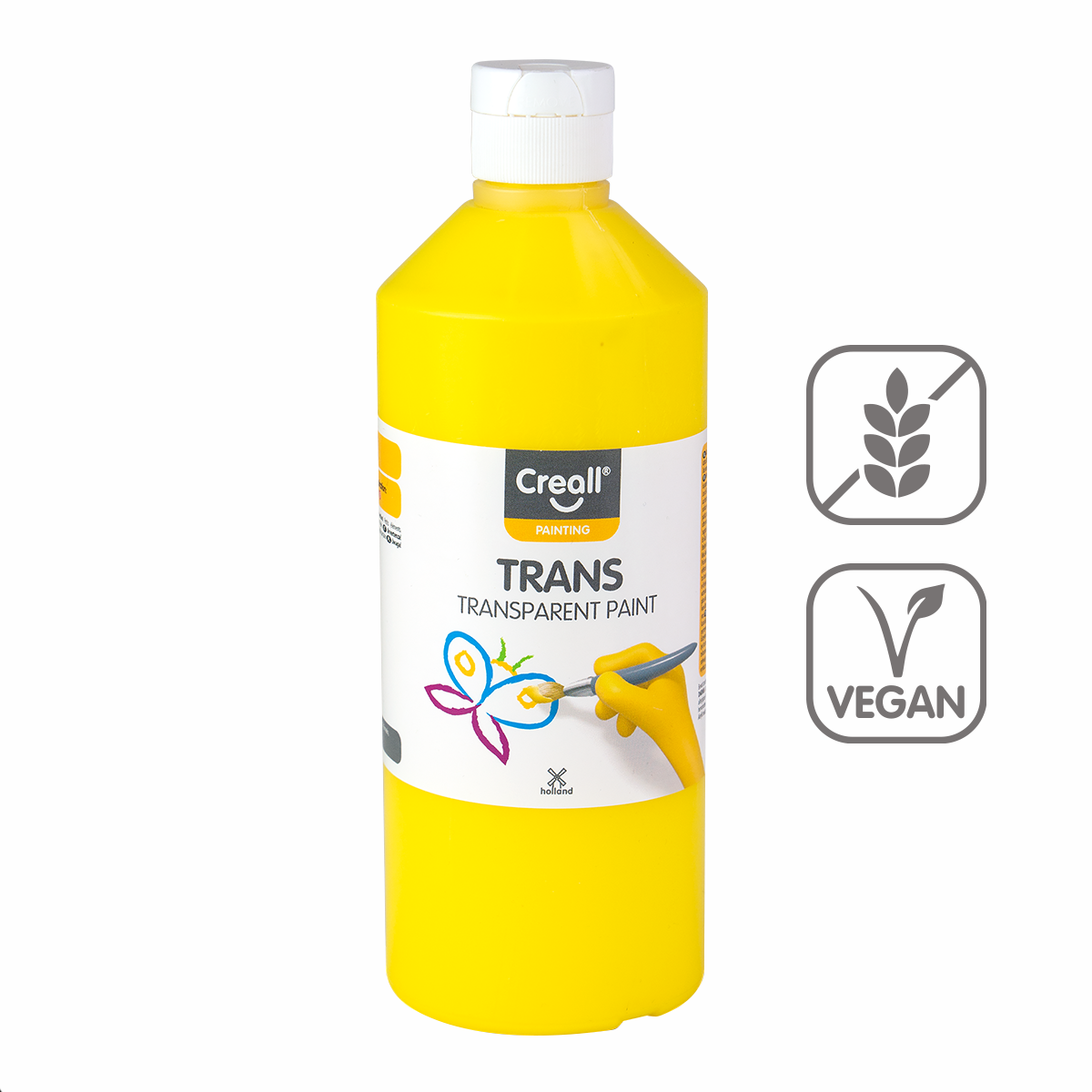 Transparentní barva Creall Trans, 500 ml, žlutá