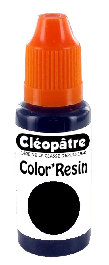 Cleopatre Barevná pryskyřice ČERNÁ - transp. barvivo pro pryskyřice 15 ml