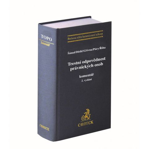 Obrázek produktu: Trestní odpovědnost právnických osob