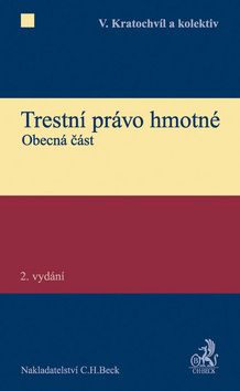 Obrázek produktu: Trestní právo hmotné - Obecná část, 2. vydání