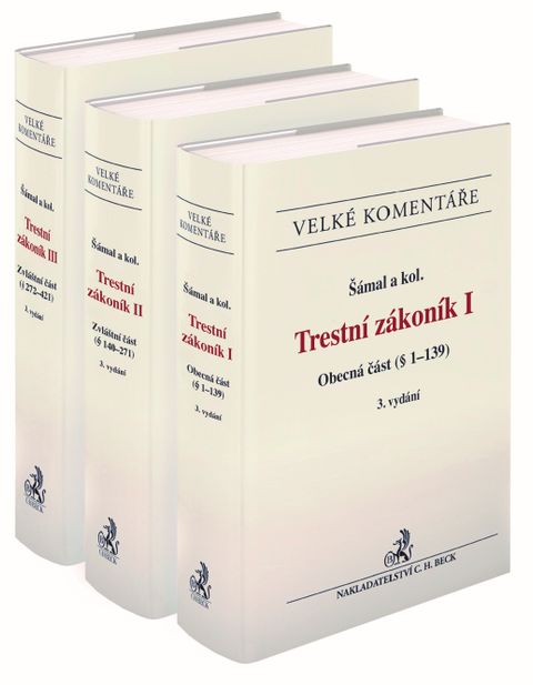 Obrázek produktu: Trestní zákoník. Komentář. 3. vydání