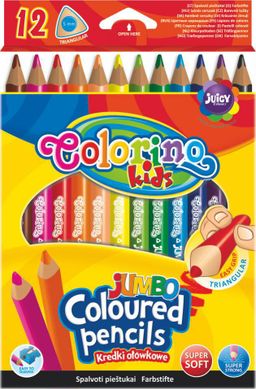 Obrázek produktu: Trojhranné pastelky Colorino JUMBO - 12 barev
