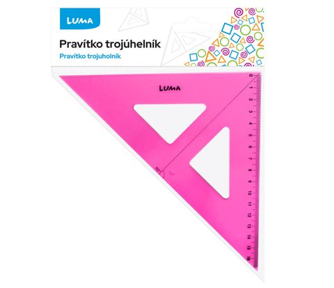 Obrázek produktu: Trojúhelník s ryskou LUMA - růžový