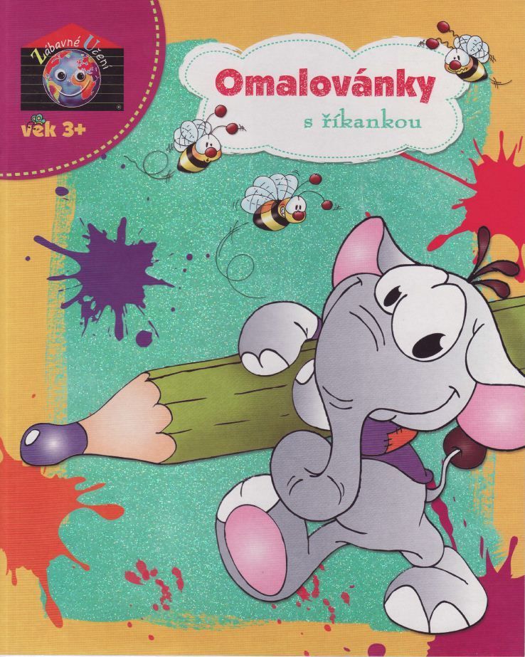 Třpytivé omalovánky Krkouni s říkankou