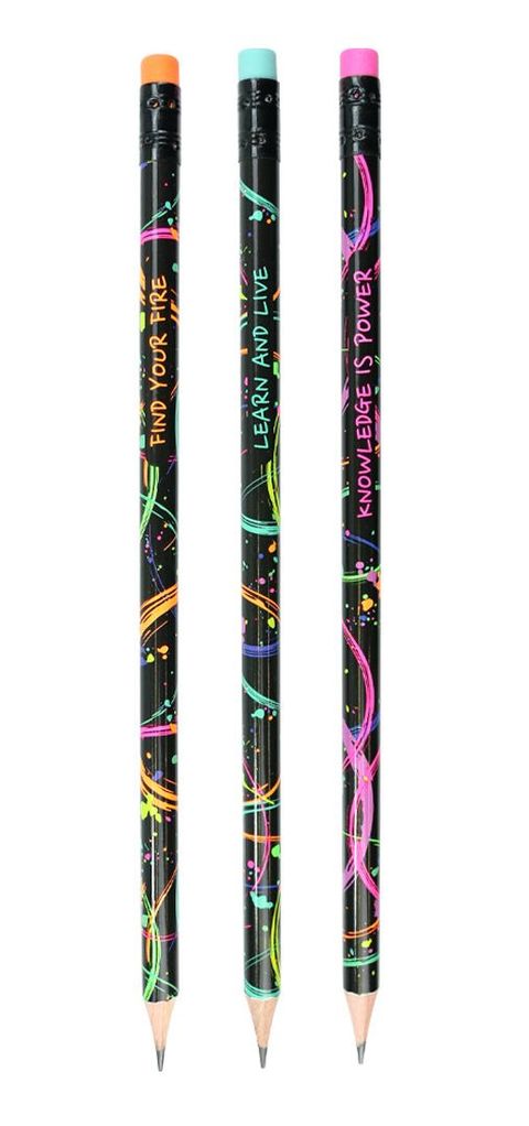 Obrázek produktu: Tužka kulatá DELI HB (č. 2) s barevnou gumou - 1 ks, mix barev