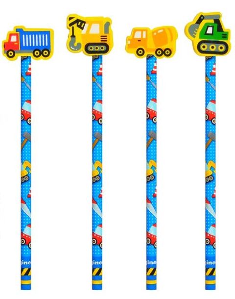 Obrázek produktu: Tužka s gumou 1 ks - stavba, mix motivů