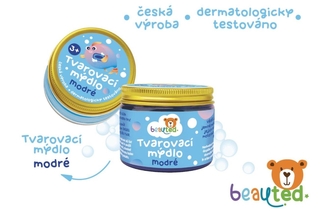 Tvarovací mýdlo modré beauted v dóze