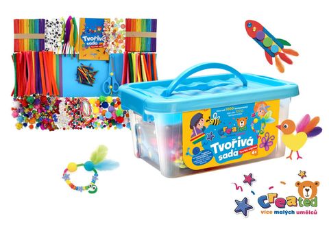 Obrázek produktu: Tvořivá sada created v plastovém boxu