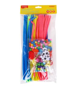 Obrázek produktu: Tvořivá sada KEYROAD bambulky, drátky a oči