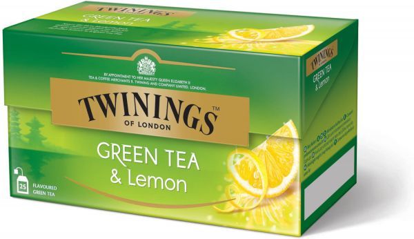 Twinings zelený čaj  25 × 2 g - Green Tea & Lemon