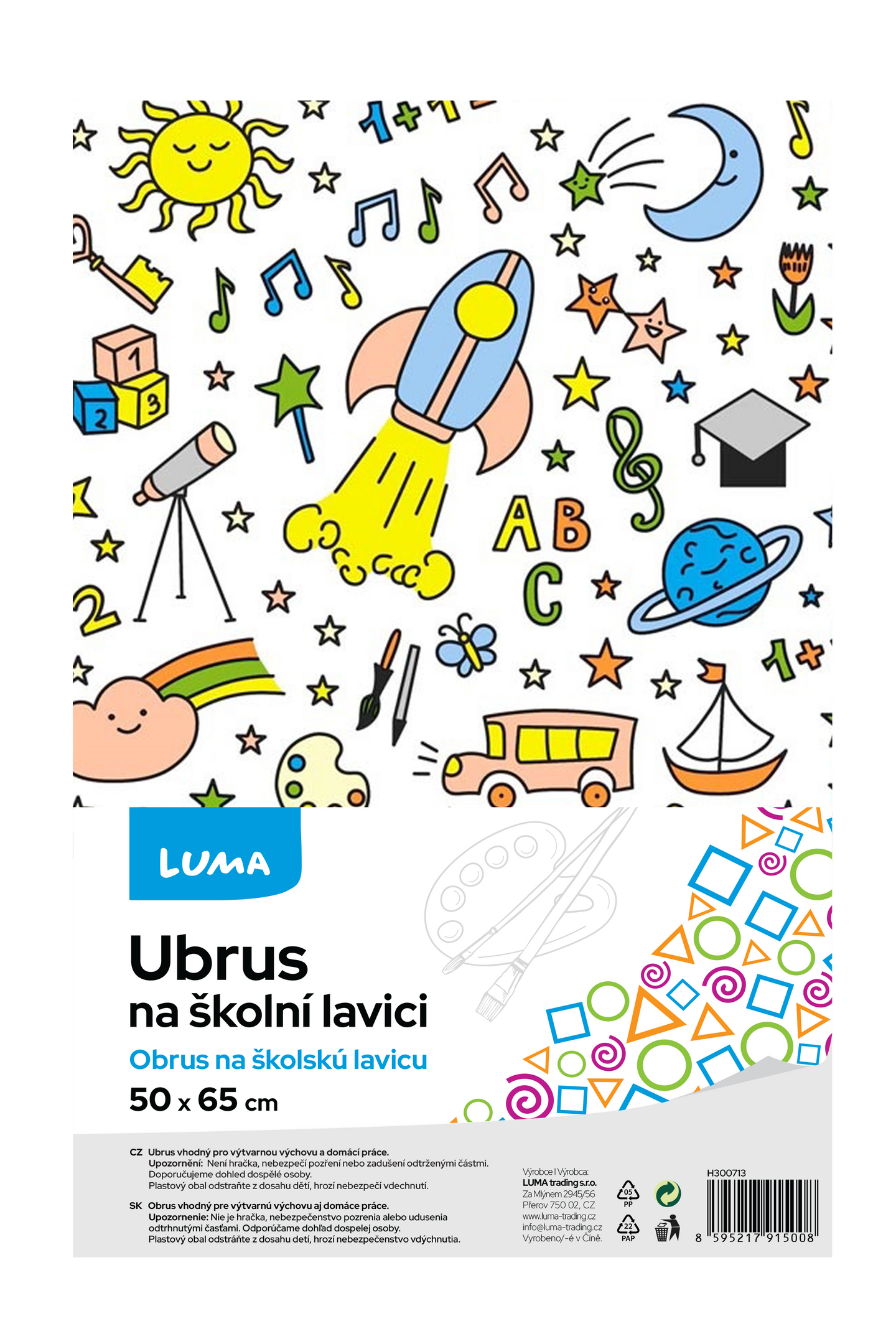 Ubrus na školní lavici LUMA - dětský