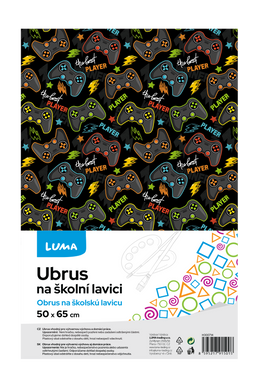 Obrázek produktu: Ubrus na školní lavici LUMA - games