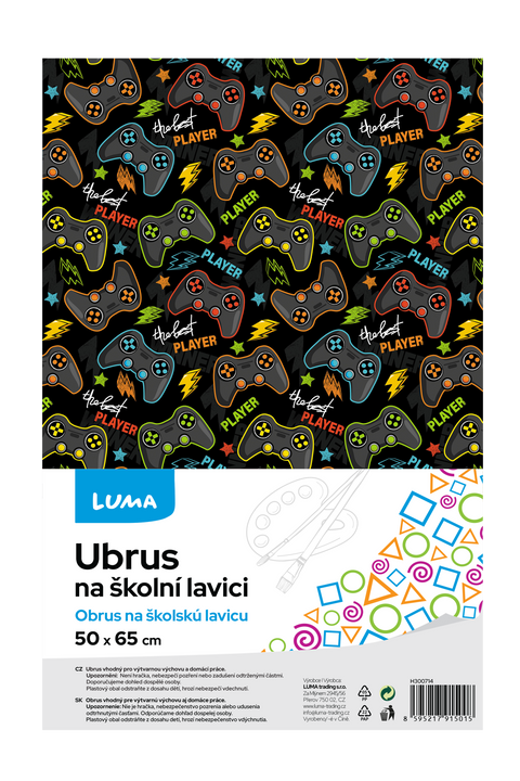 Obrázek produktu: Ubrus na školní lavici LUMA - games