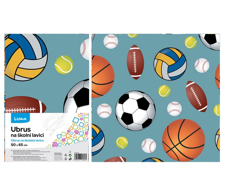 Ubrus na školní lavici LUMA - Sport