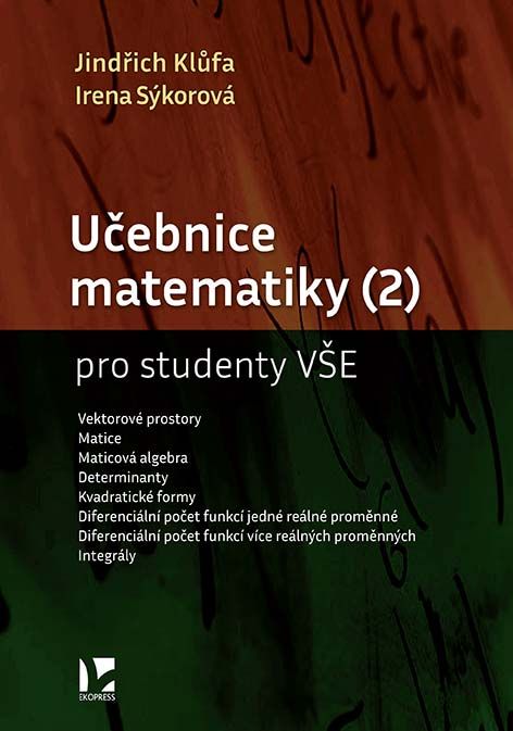 Obrázek produktu: Učebnice matematiky (2) pro studenty VŠE