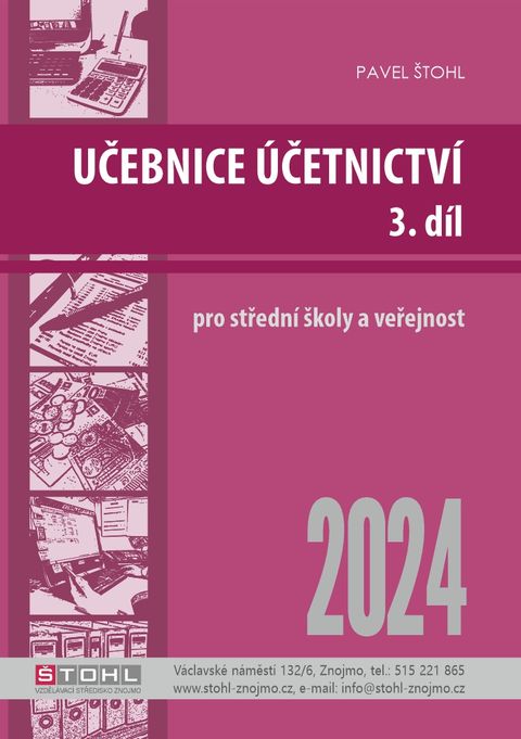 Obrázek produktu: Učebnice Účetnictví 2024 - 3. díl