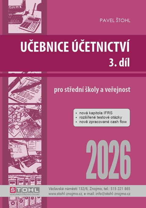 Obrázek produktu: Učebnice účetnictví 2026 - 3. díl
