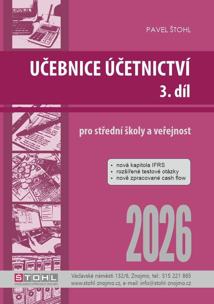 Učebnice účetnictví 2026 - 3. díl