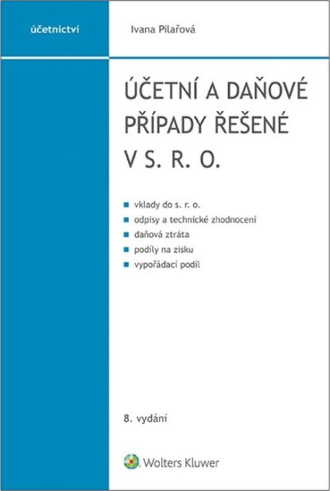 Obrázek produktu: Účetní a daňové případy řešené v s. r. o.