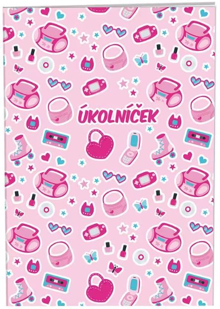 Obrázek produktu: Úkolníček A6 - Pinky