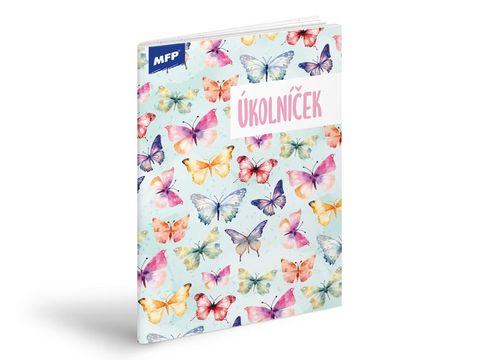 Obrázek produktu: Úkolníček MFP A5 - Motýli