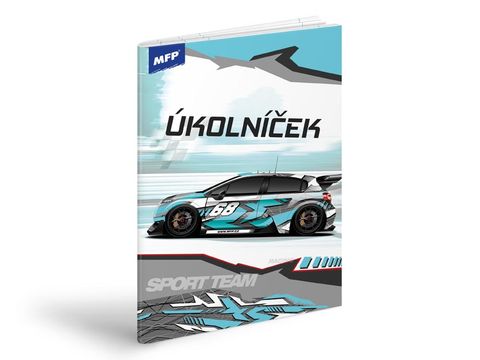 Obrázek produktu: Úkolníček MFP A6 - Auto - Sport team