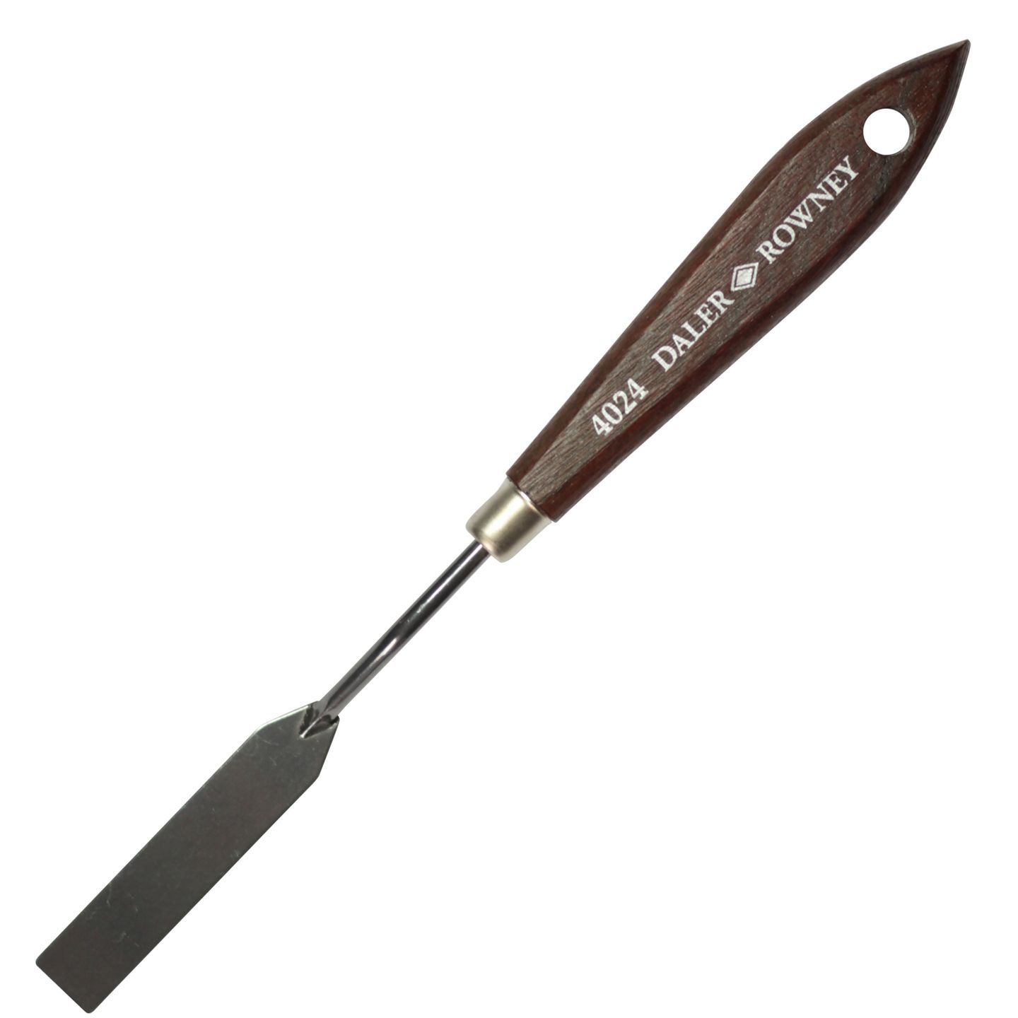 Umělecká nerezová špachtle Daler-Rowney 4024 - úhelní, 6 cm