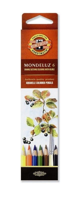Obrázek produktu: Umělecké akvarelové pastelky Koh-i-noor 3715 - 6 ks