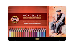 Obrázek produktu: Umělecké akvarelové pastelky Koh-i-noor MONDELUZ - 36 ks