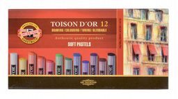 Obrázek produktu: Umělecké prašné pastely Koh-i-noor TOISON DOR 8512 - 12 ks