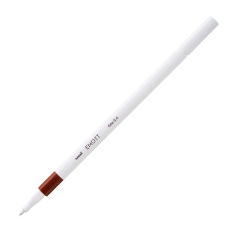 Obrázek produktu: UNI EMOTT fine liner 0,4 mm - hnědý