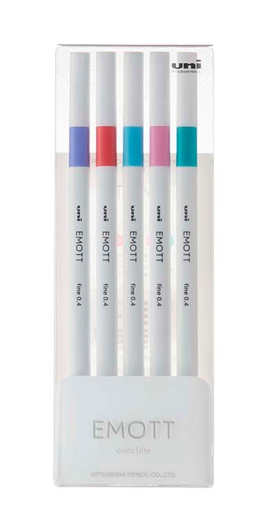 EMOTT fine liner sada CANDY 5 ks