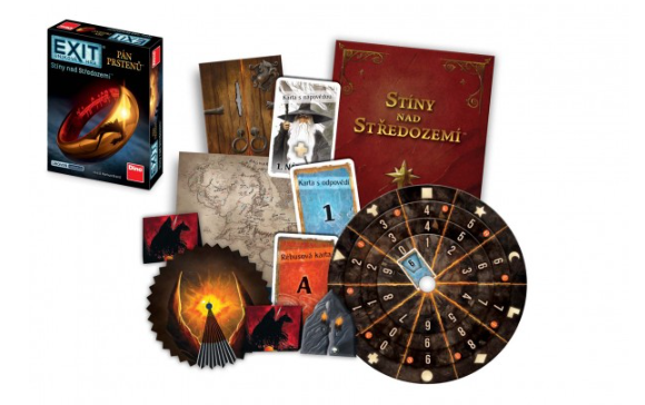Úniková hra Exit - Pán prstenů Stíny nad Středozemí společenská hra