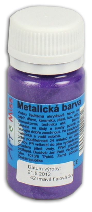 Univerzální barva - metalická 40 g barva fialová