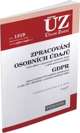 Obrázek produktu: ÚZ 1319 / Zpracování osobních údajů, GDPR