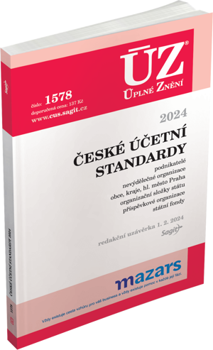 Obrázek produktu: ÚZ 1578 / České účetní standardy 2024