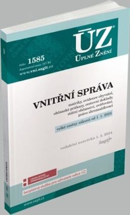 Obrázek produktu: ÚZ 1585 / Vnitřní správa