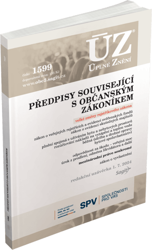 Obrázek produktu: ÚZ 1599 / Předpisy související s občanským zákoníkem